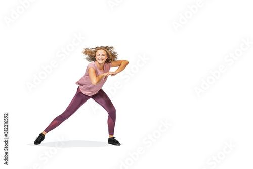Fototapeta Naklejka Na Ścianę i Meble -  the fitness exercise