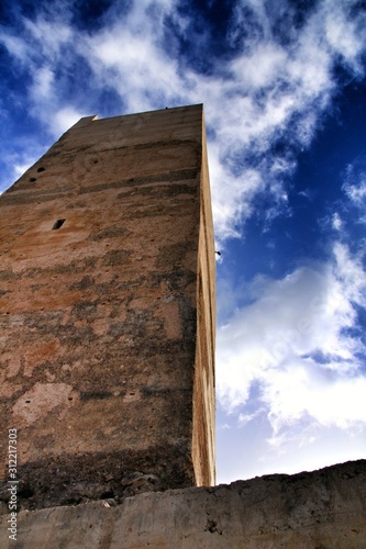 Vigilance tower in Carricola village in Valencia photo