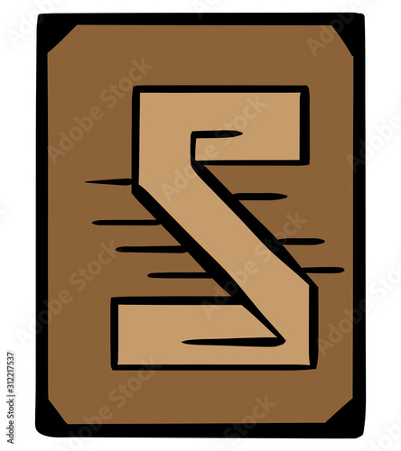 Vector Illustration of mayan symbol. Ethnic ornaments.