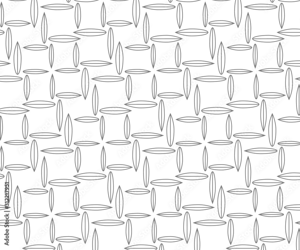 linear vector pattern, repeating abstract leaves linear vector pattern, repeating abstract leaves