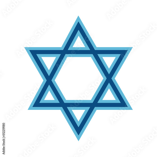 star david symbol isolated icon vector illustration design