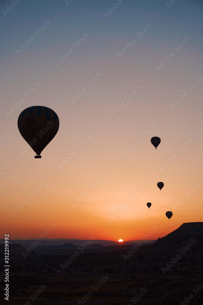 Fototapeta premium Cappadocia hot air balloons Turkey