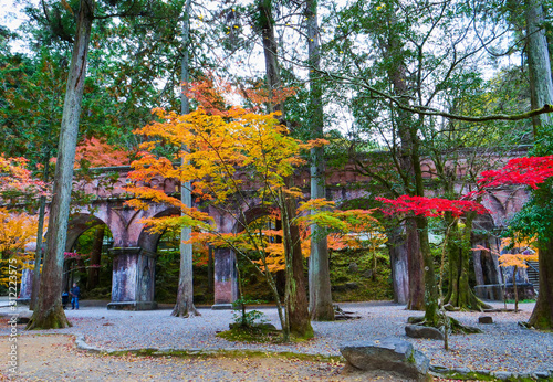 秋の京都　南禅寺　水路閣