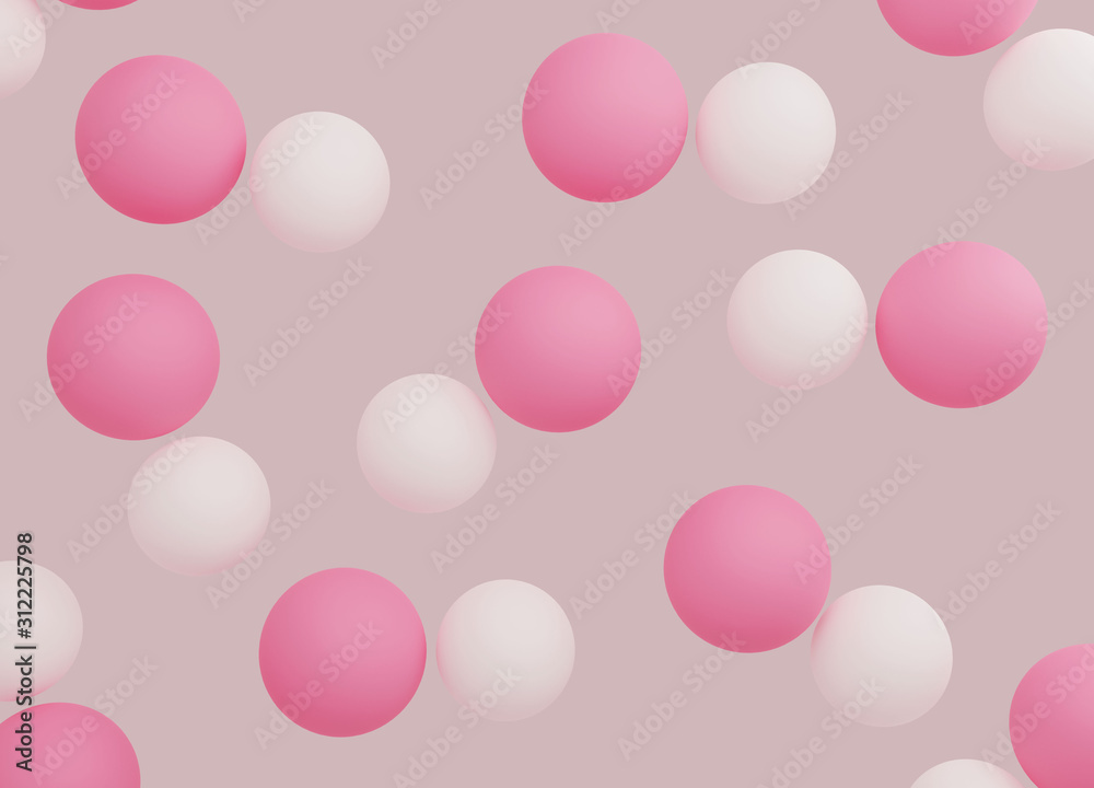 丸が浮かぶ背景グラフィック