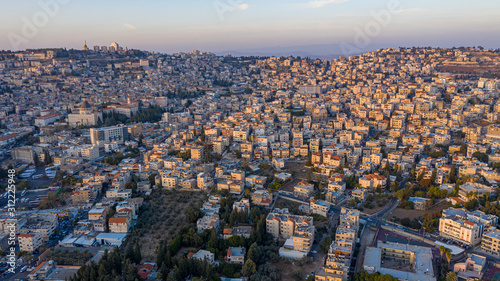 Nazareth Drone Aerial Shot Israel