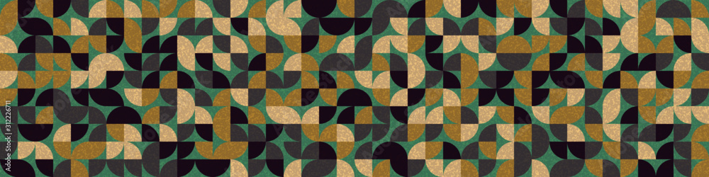 Pattern with random colored quarter circles Generative Art background illustration Pattern with random colored quarter circles Generative Art background illustration