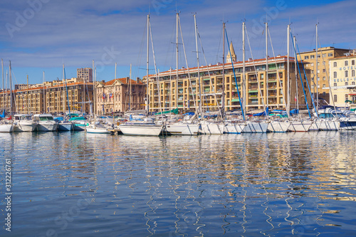 The Old Port of city of Mar...