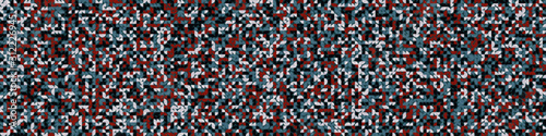 Pattern with random colored quarter circles Generative Art background illustration
