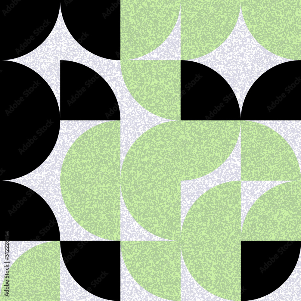Pattern with random colored quarter circles Generative Art background illustration Pattern with random colored quarter circles Generative Art background illustration