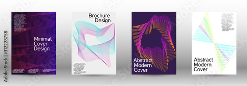 Cover design template set 