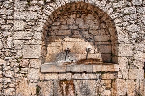 Ancient fountain of scanno, abruzzo-italy