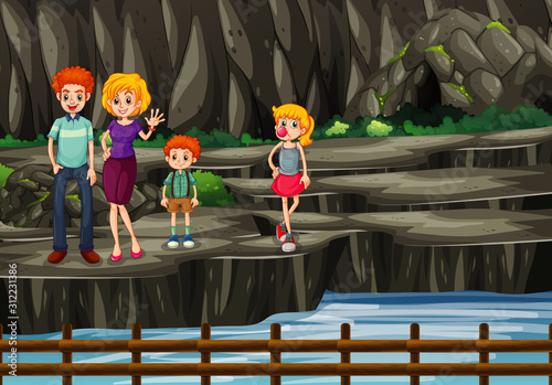 Family at the park