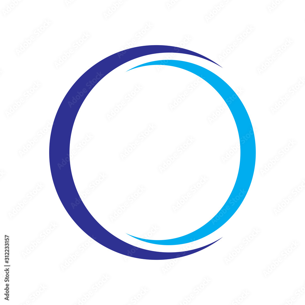 Circle icon logo vector illustration design template Circle icon logo vector illustration design template