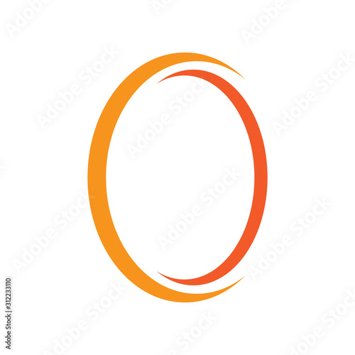 Circle icon logo vector illustration design template