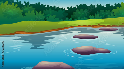 Empty background nature scenery