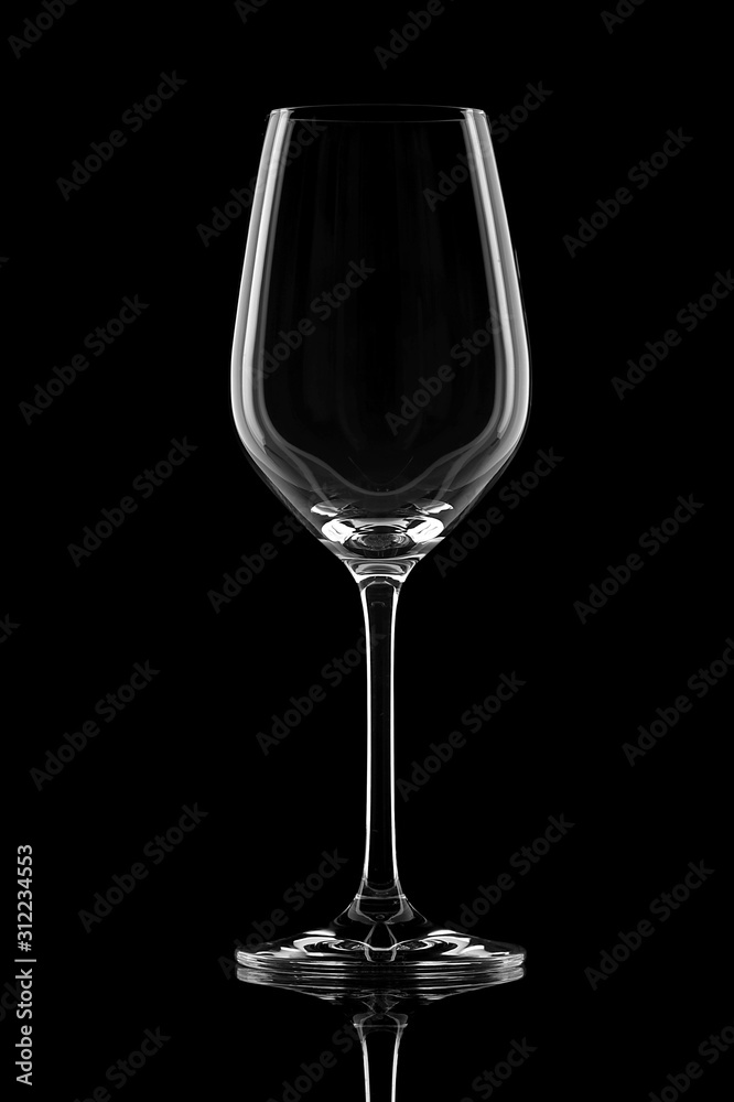 glasses of beer and wine on black background