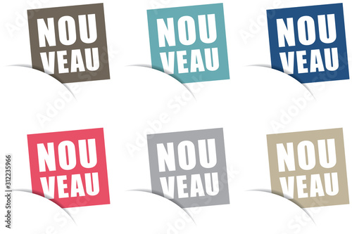 NOUVEAU ÉTIQUETTE COULEUR SCANDINAVE
