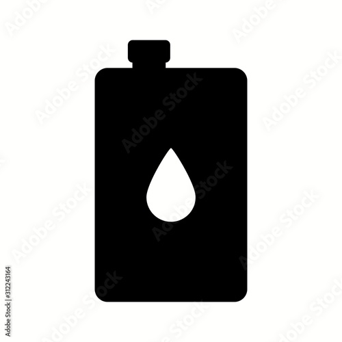 Unique Milk Box Vector Glyph Icon photo