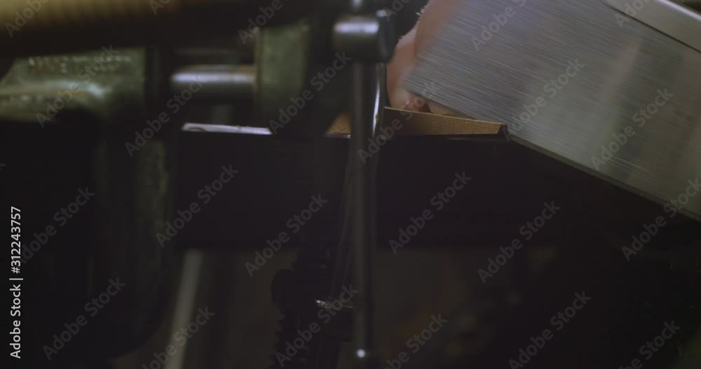 Close-Up Of Man’s Hands Sawing A Wooden Detail With A Hand Saw. Carpenter Makes A Handmade Wooden Comb. Cinema 4K Video Close-Up Of Man’s Hands Sawing A Wooden Detail With A Hand Saw. Carpenter Makes A Handmade Wooden Comb. Cinema 4K Video