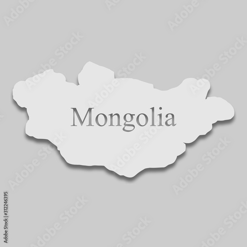 map of Mongolia