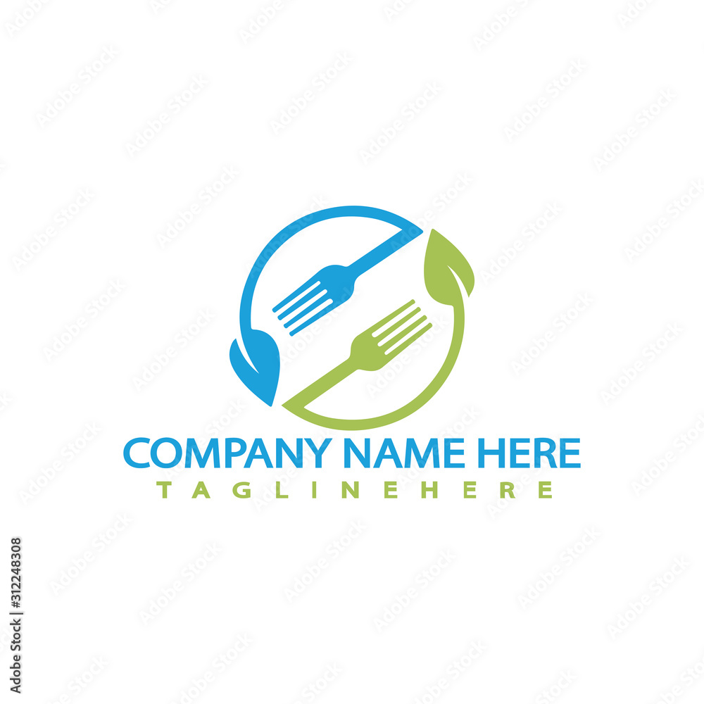 Royel Food Shop Logo Design 