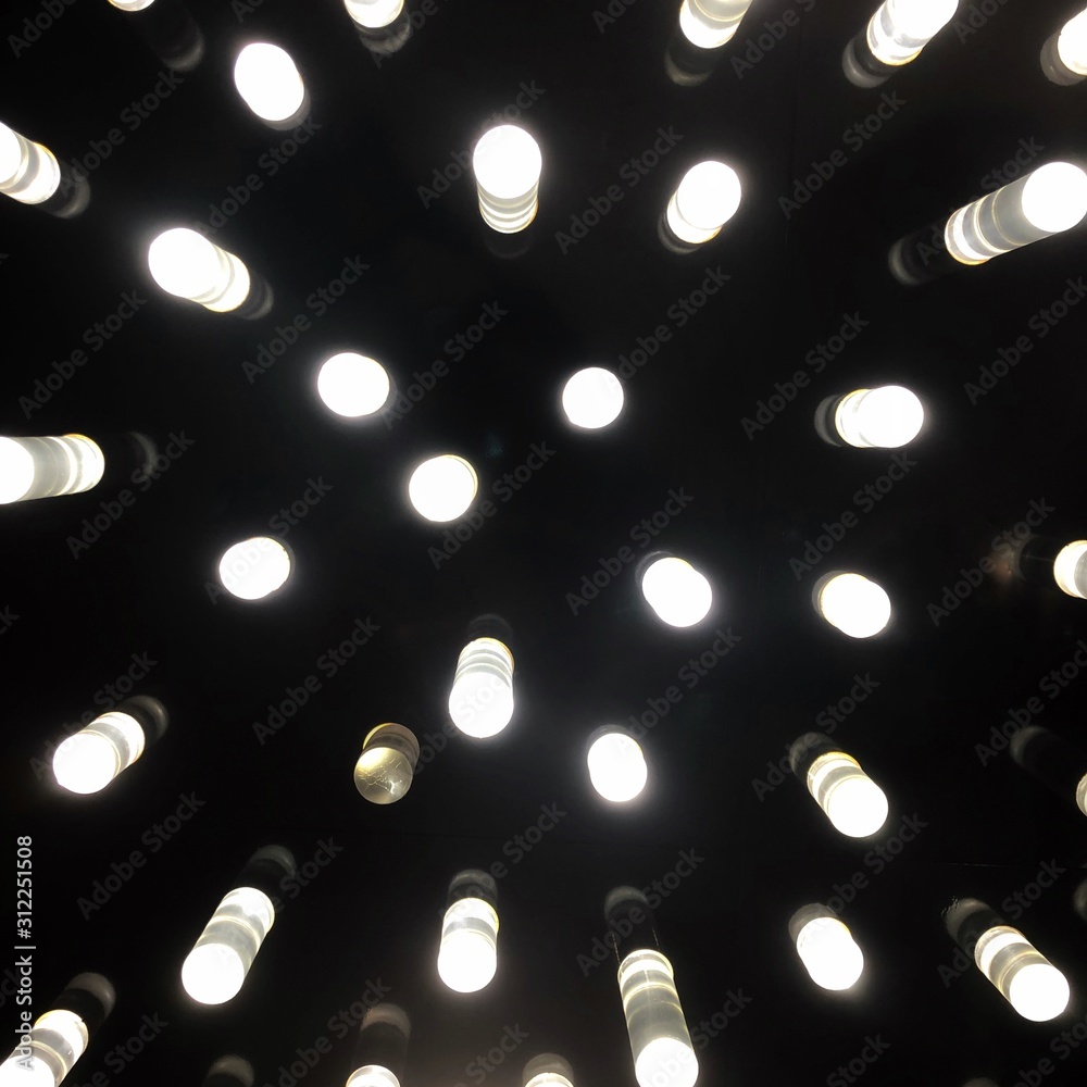 Group of LED Light bulb taken from above, soft focus. Group of LED Light bulb taken from above, soft focus.