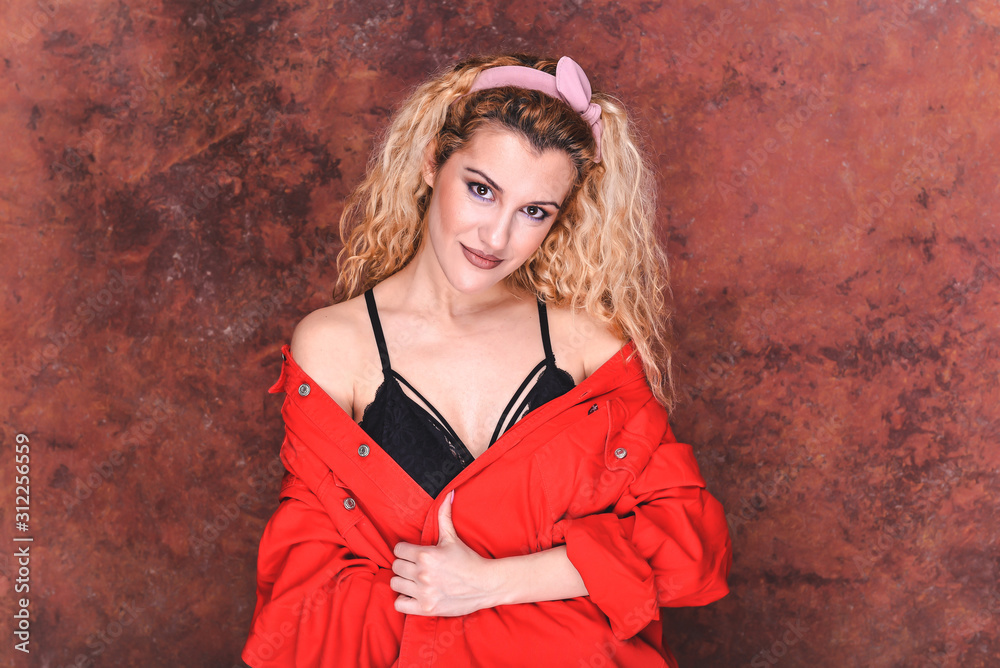 Portrait of an attractive girl