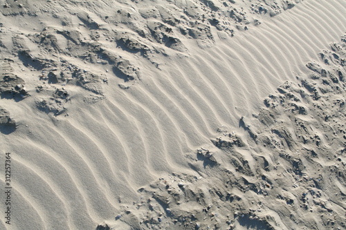 Strand, Sand am Meer, Reifen, Reifenspuren