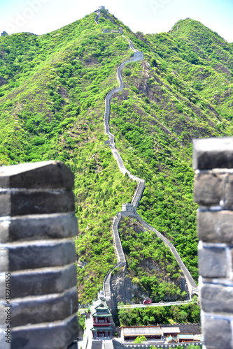 Overlooking the Great Wall 