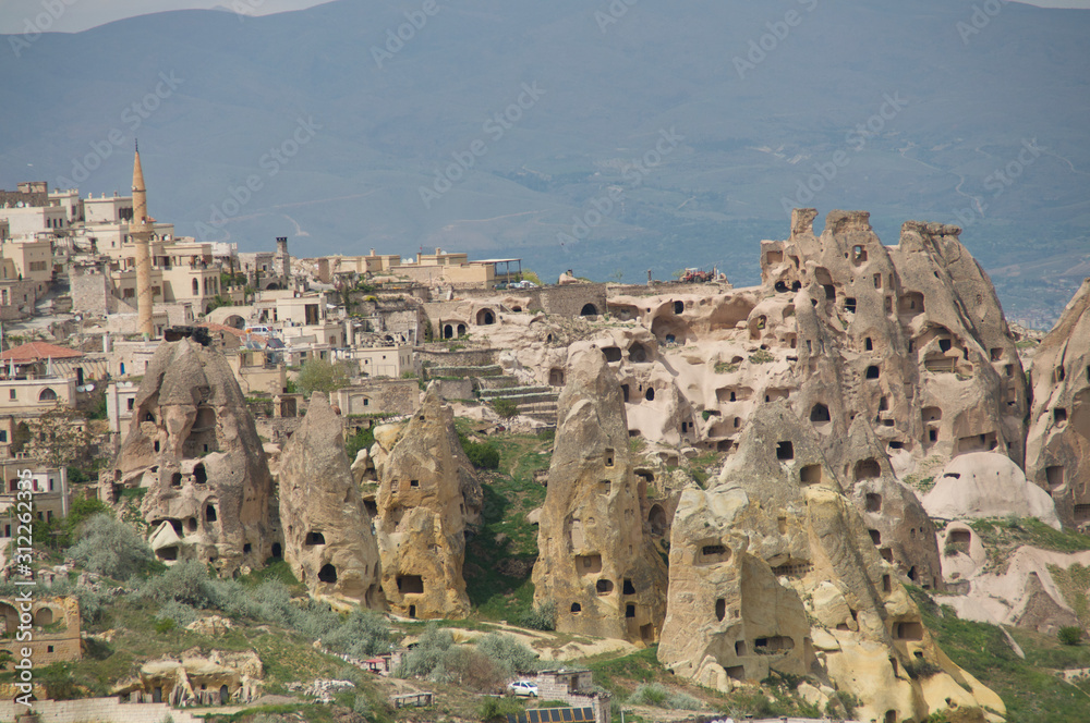 panoramic view of ancient houses