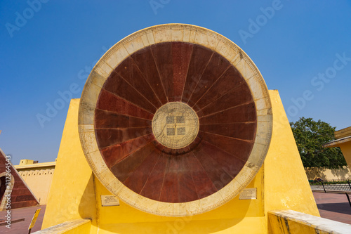 Jantar Mantar, ancient astronomical observation site in Jaipur. photo