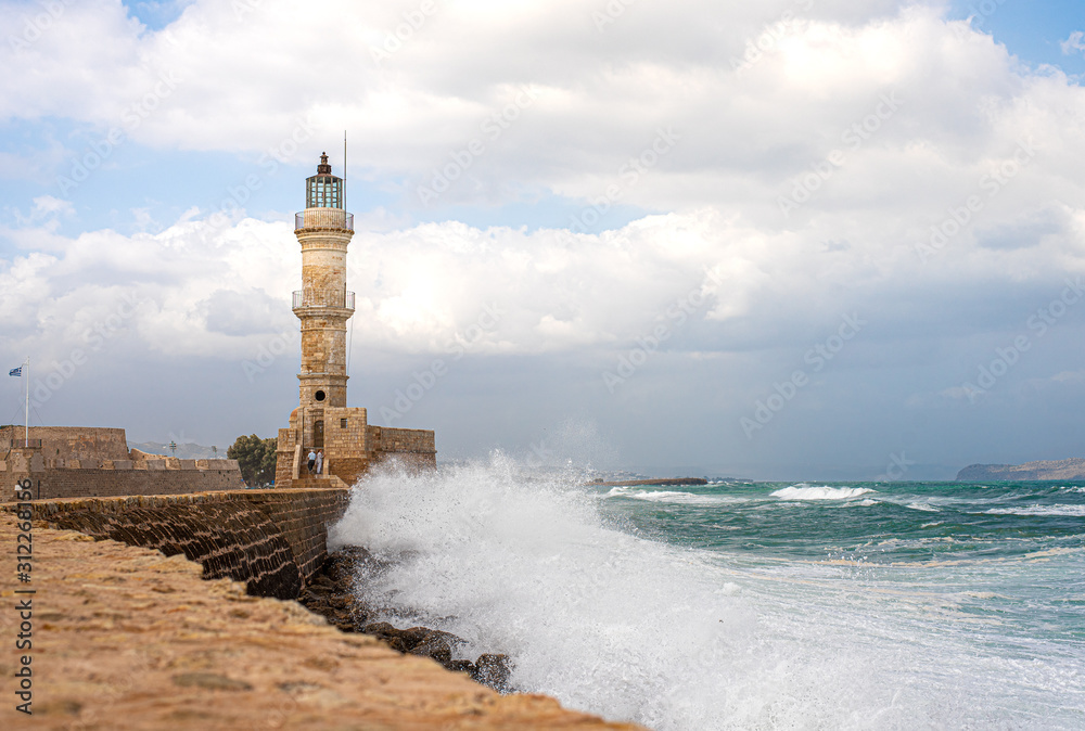 Obraz premium Chania, stare miasto