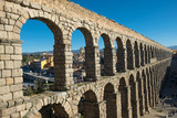 Roman aqueduct in Segovia, Castilla y Leon, Spain