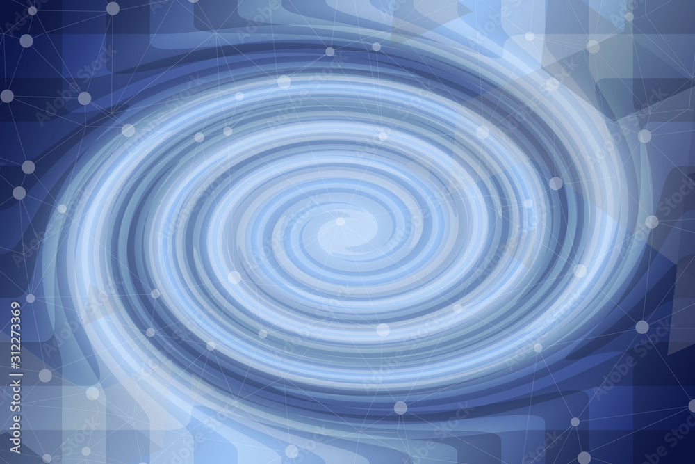 Fototapeta premium abstract, blue, design, technology, light, fractal, space, wallpaper, science, pattern, black, texture, energy, backdrop, concept, illustration, business, line, grid, communication, motion, lines, art