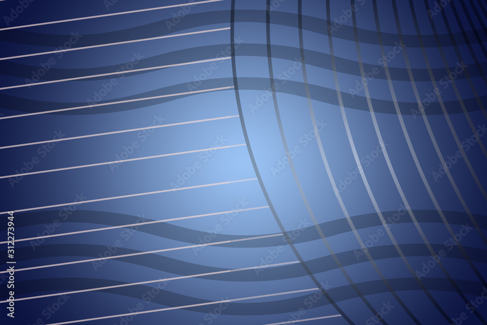 Obraz premium abstract, fractal, technology, blue, wave, design, wallpaper, effect, pattern, light, universe, space, line, black, science, dark, perspective, motion, virtual reality, template, backdrop, texture