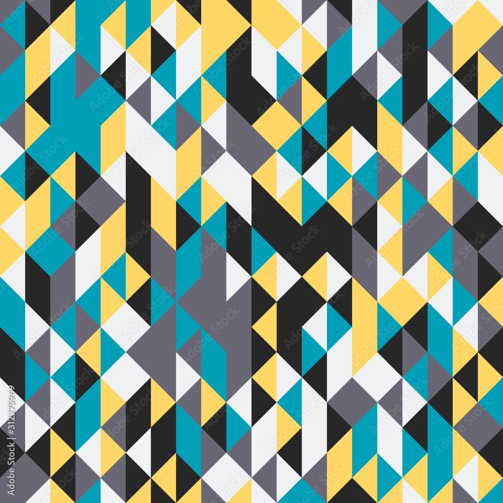 Pattern with random colored Diamonds Generative Art background illustration Pattern with random colored Diamonds Generative Art background illustration