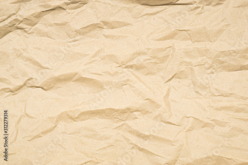 reused, recycled crumpled paper, eco friendly packaging texture