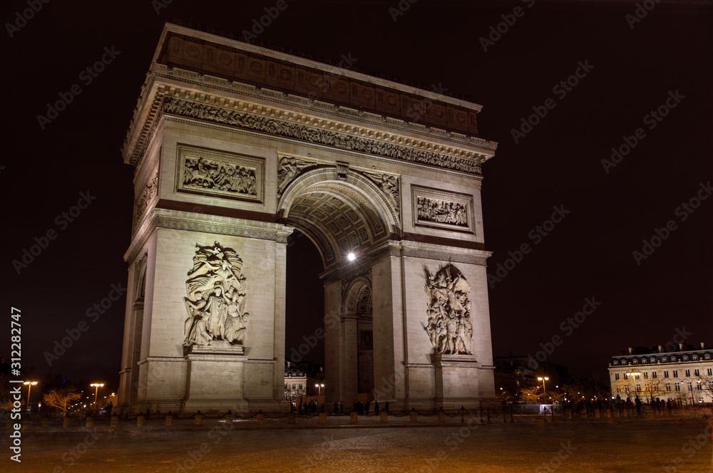 Arc De Triomphe without cars