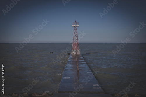 Lake Michigan Pier  photo