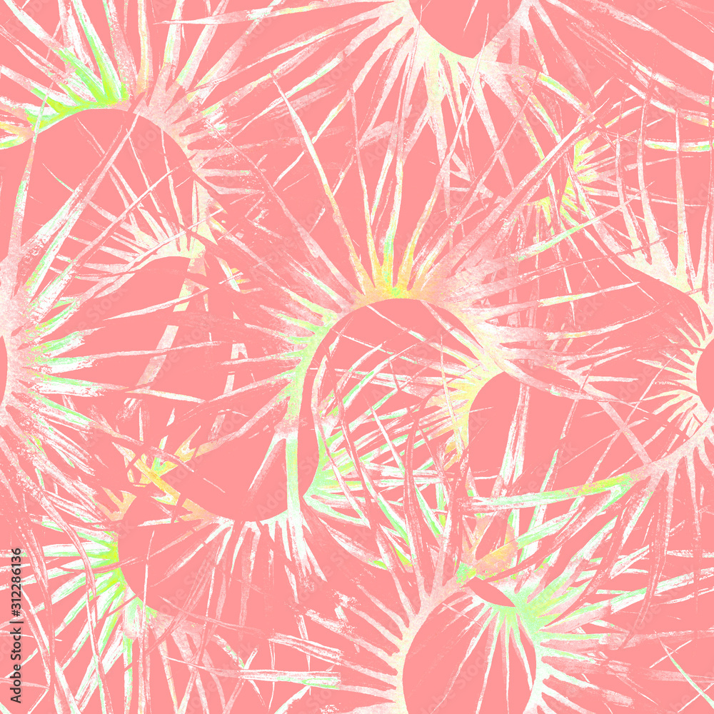 Jungle Summer Seamless Pattern Tropical Exotic Jungle Summer Seamless Pattern Tropical Exotic