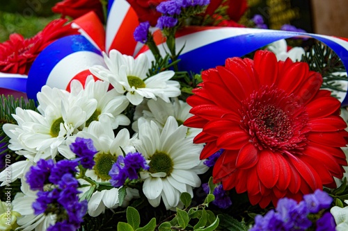 Ravissant bouquet d'hommage photo