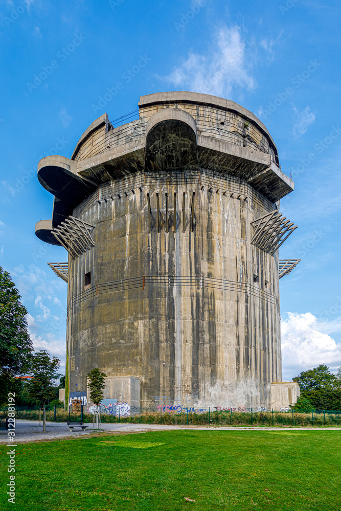 Fototapeta premium lane in park Augarten in Vienna Austria