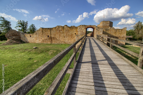 Castle in Inowlodz - Poland photo