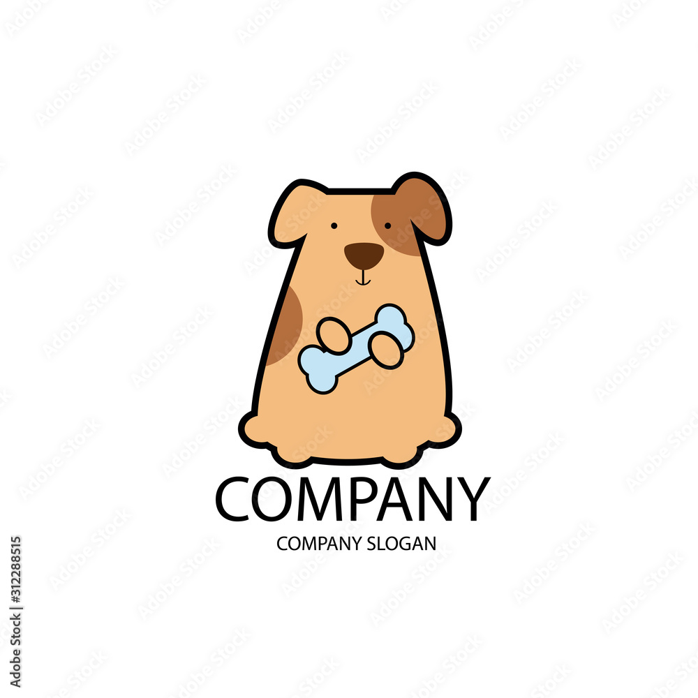 Pet shop Logo Company Cartoon Animals Dog Cat Vector Template Design Illustration Icon Pet shop Logo Company Cartoon Animals Dog Cat Vector Template Design Illustration Icon