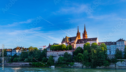 Basel Minster, View from Rhine River, Switzerland © Daniel