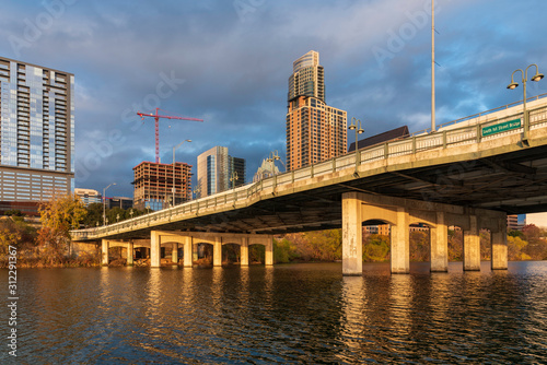 Austin Skyline at sunset