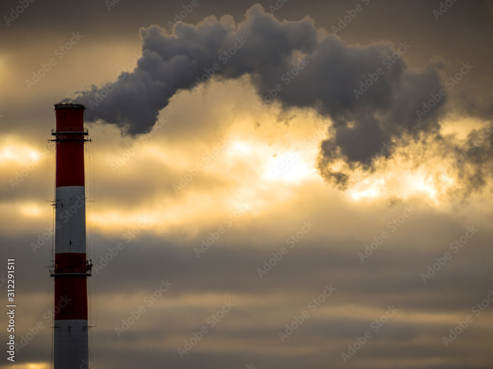 Smoke from a pipe Smoke from a pipe