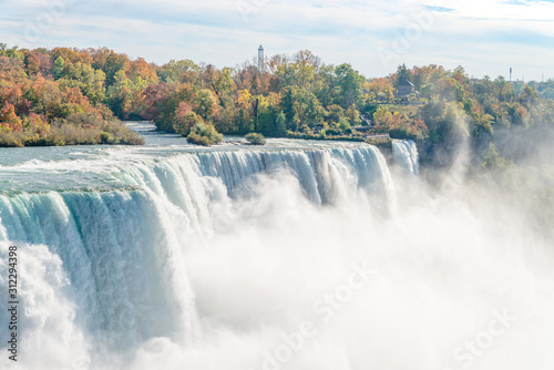 American Falls at Niagara river in autumn