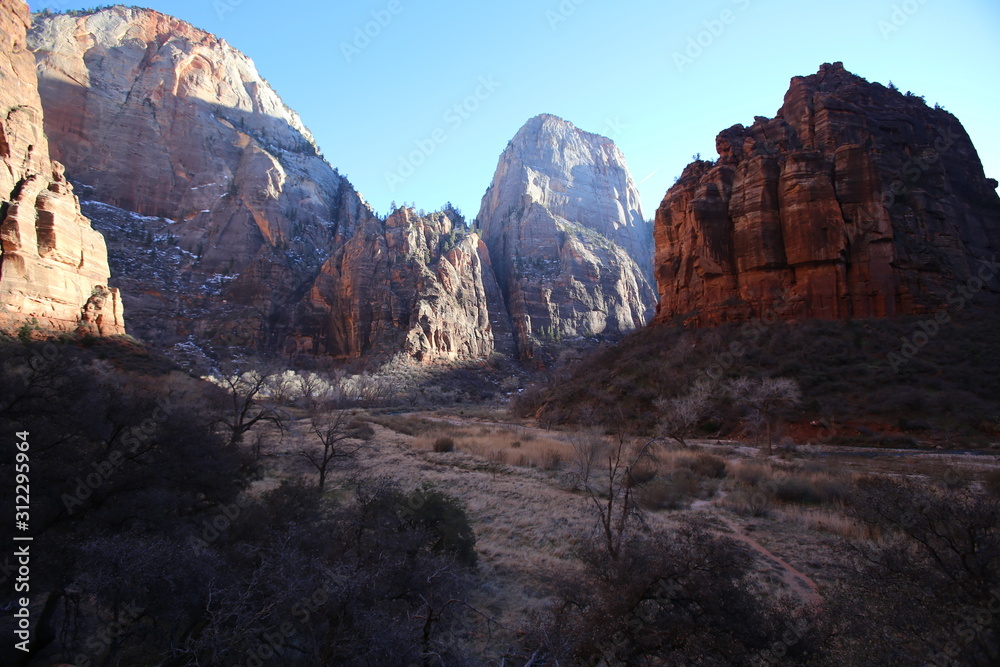Early morning in Zion National Park Early morning in Zion National Park