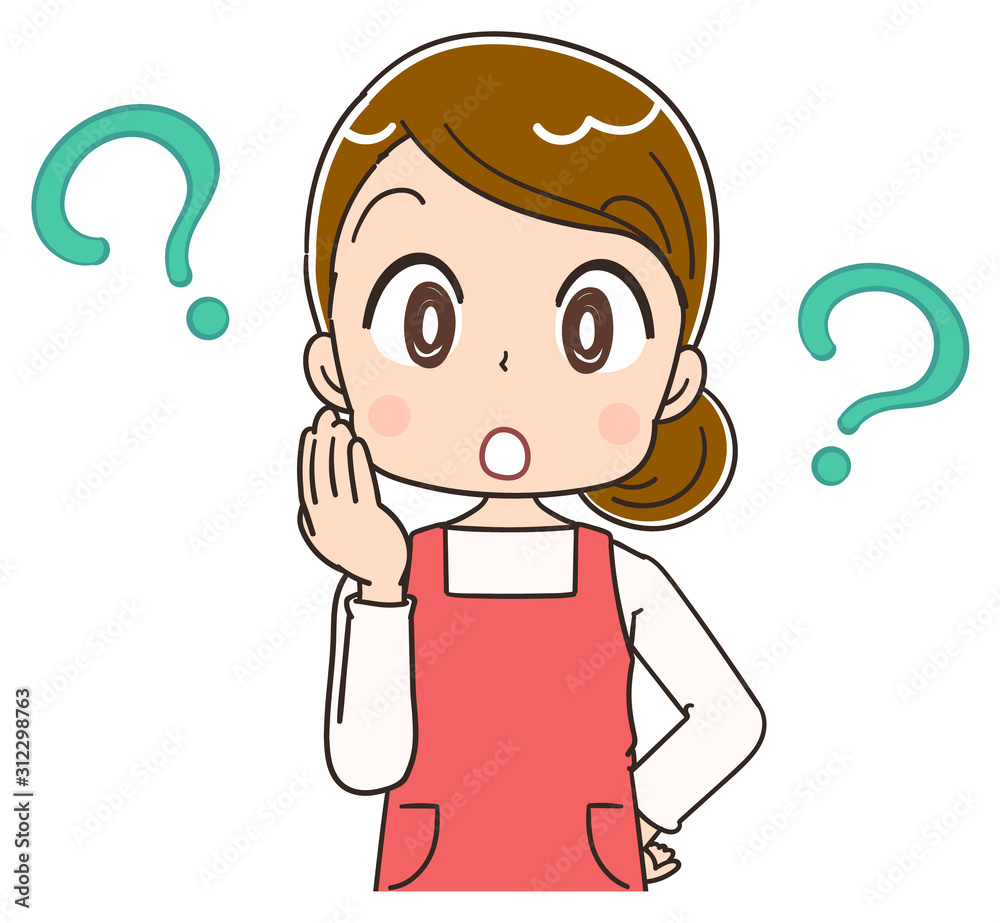 主婦 女性 エプロン イラスト 素材 主婦 女性 エプロン イラスト 素材